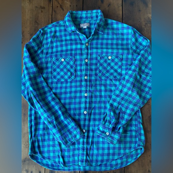 Wallace & Barnes Other - Blue and Black Checkered Men's Shirt Jacket
